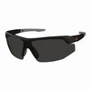 Ergodyne Skullerz SKOLL Anti-Scratch/Anti-Fog Safety Glasses, Matte Black Nylon Frame, Smoke PolyCarb Lens 59035